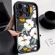 thumbnail image 3 of Funda de silicona mate con flores para iPhone, carcasa suave con flores para iPhone 15 Pro, 11, 13, 14, 12 Pro Max, XR, XS, X, 7, 8 Plus, SE, 3 of 5