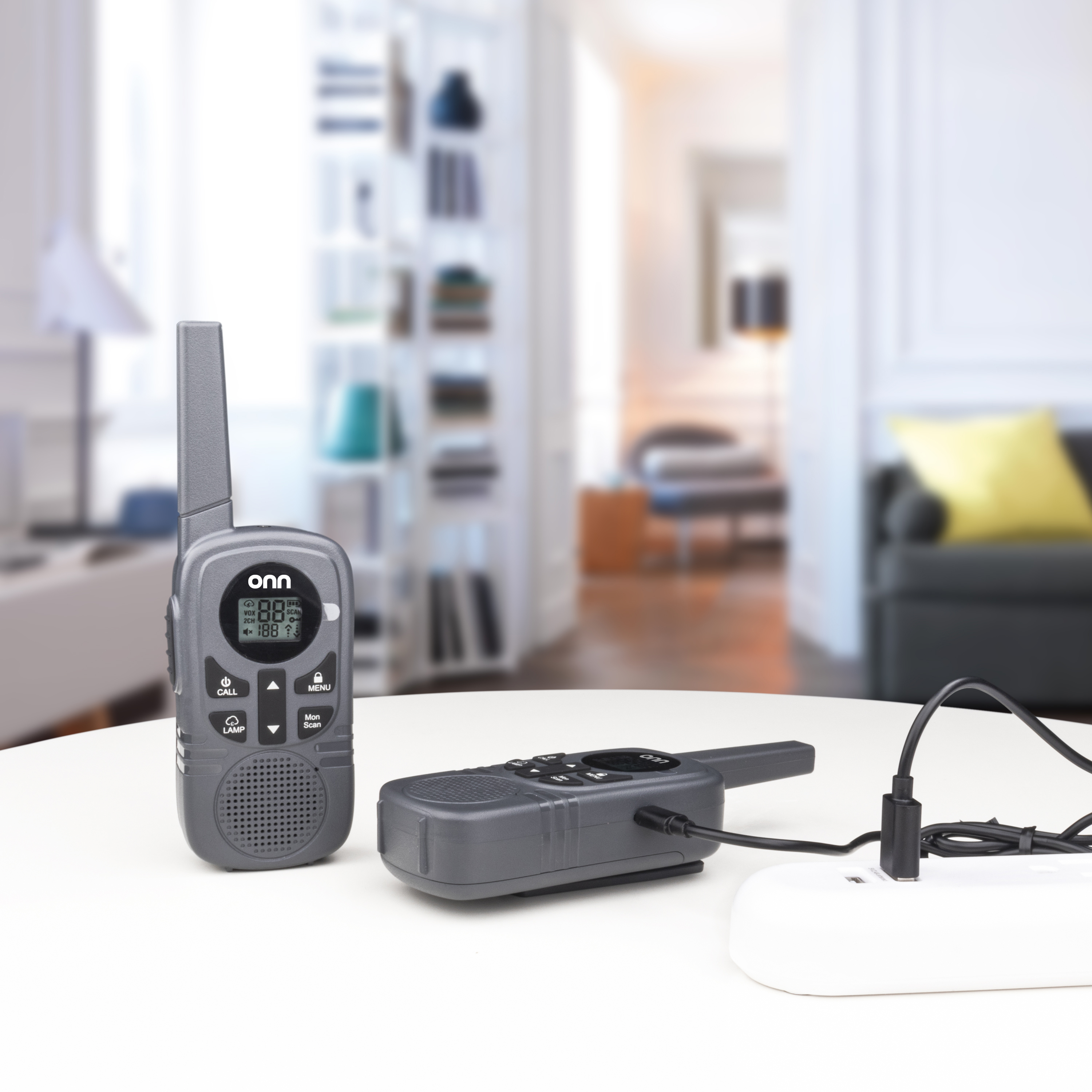 onn Walkie Talkies 16-Mile Range 2-Pack photo 6
