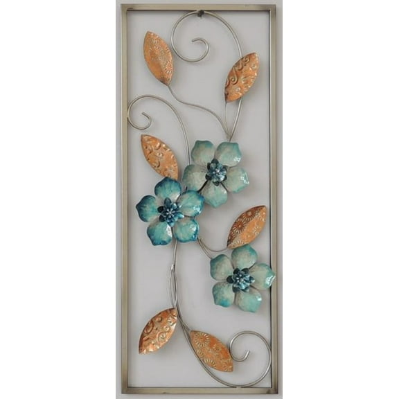 New All American Collection Aluminum/ Metal Wall Decor with Frame 10"x24"