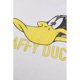 thumbnail image 2 of Looney Tunes - Top Crop de Pato Donald para Mujer (Blanco, Amarillo, Negro), 2 of 2