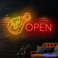 thumbnail image 4 of Handmadetneonsign Open Chicken Fried Neon Sign, Chicken Fried Led Sign, Fast Food Wall Art, Food Store Wall Decor 77108, 4 of 5