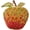 Red, variant on Green Crystal Apple Brooch, Sparkling Rhinestone Fruit Lapel Pin for Women's Accessories, Green 5x5.6cm