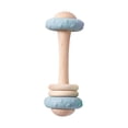 thumbnail image 3 of Juguete de sonajero de silicona,Madera Educación temprana Ratzante juguete educativo,Multi sensorial bebé tome la dentición de juguete Toy,Juguete para el juguete de la dentición de Azul, 3 of 9