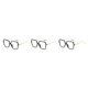 thumbnail image 2 of Qarigey Gafas cómodas y duraderas para largas horas de en la computadora, gafas antiluz azul, gafas para mujer, montura negra dorada Type1 NO1, 2 of 6