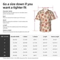 thumbnail image 6 of Lsque Cow Spots And Disco Ball pattern Hawaiian Shirt for Men, Unisex Summer Beach Casual Short Sleeve Button Down Shirts-Small, 6 of 9