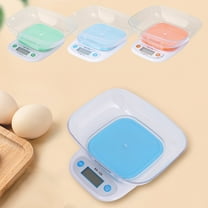 Digital Kitchen Scale with Bowl | 11lb/5kg Capacity | Ounces & Grams for Cooking Baking & Meal Prep | Diet & Weight Loss Food Scale | Detachable Bowl Included