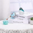thumbnail image 2 of WYZCTTD 1PCS Blue Bird Glass Figurines Crystal Birds, Animal Figurines, Blown Glass Art Decor, Home Entryway Decor, 2 of 6