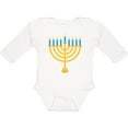 thumbnail image 3 of Inktastic Hanukkah Chanukah Menorah Boys or Girls Long Sleeve Baby Bodysuit, 3 of 5