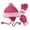 Pink, variant on N'Ice Caps Little Girls Baby Velboa Fleece Hat & Mitten Winter Set - Toddler Kids Pink