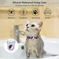 thumbnail image 4 of Collar para gatos Airtag con cascabel, ajustable y desmontable, funda de silicona compatible con Apple Airtag., 4 of 5