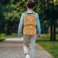thumbnail image 3 of Pzuqiu Breathable Kids Backpack Lightweight Large Capacity 17 Inch Cute Capybara Print School Bag for Students Ages 6-18 Preschool Elementary Middle High School Back to School Use, 3 of 7
