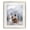 Gold, variant on Black Metal Photo Frame with Triple White Mat for 5x7, Fits 8x10