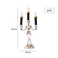 thumbnail image 2 of FAROOT Halloween LED Light, Skull Candle Lamp Resin Artware Desktop Decor, 2 of 5