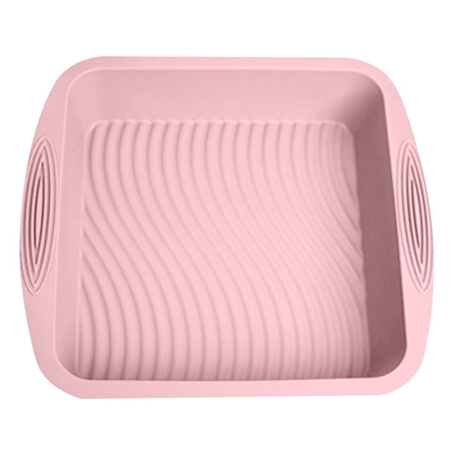Halloween Kitchen Decor Silicone Square Cake Pan 8x8 Baking Pan Pan Nonstick Silicone Cake Silicone Baking For Cakes Rice And Lasagnas Yule Log Pan,Tray Set,Wire Rack for Half Sheet Pan,Stone C