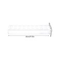 thumbnail image 2 of Clearance Deals！！Clear Acrylic Flower Vase Transparent Floral Table Centerpiece Rectangular Acrylic Vase Suitable For Home Wedding Table Decoration Mother's Day Decoration, 2 of 8
