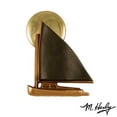 thumbnail image 1 of Michael Healy Designs MH1191 Catboat At Sunset Premium Size Door Knocker, Brass & Bronze, 1 of 1