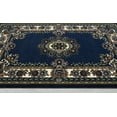 thumbnail image 3 of Allstar 8x10 Traditional Area Rug in Blue with Cream French Aubusson design (7' 9" x 10' 1"), 3 of 7