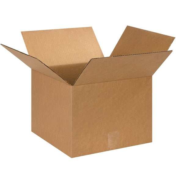 Box Partners Corrugated Boxes 13" x 13" x 12" Kraft 25/Bundle 131312