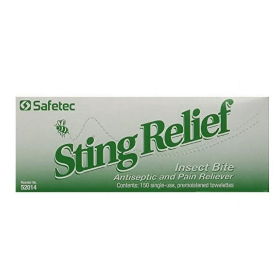 Sting Relief 150 Packet Box by Safetec