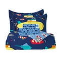 thumbnail image 6 of Dream Factory Submarine Full 7 Piece Comforter Set, Polyester, Microfiber, Navy, Child,Unisex, 6 of 8