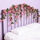 thumbnail image 3 of Flores Artificiales Colgantes, Pared de Flor de Seda Rosa Caliente Colgante 180cm con 69 Flores, Hebra Decorativa Ajustable, Flores Artificiales para la Decoración, 3 of 6