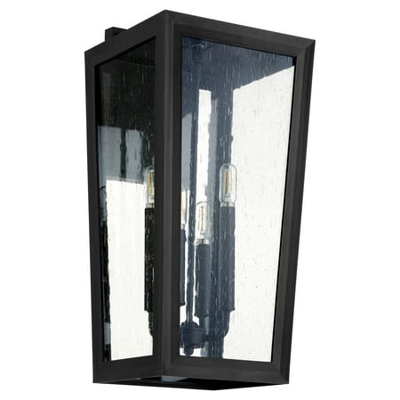 

Quorum International 715-10 Bravo 22 Tall Outdoor Wall Sconce - Noir