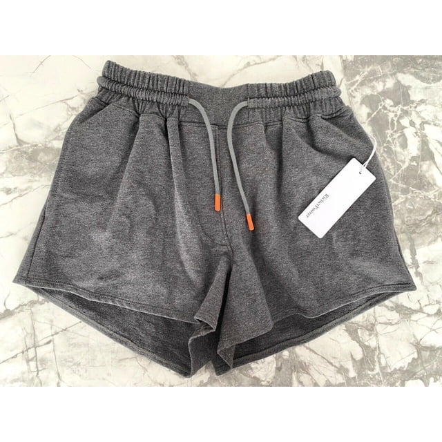 Richer Poorer Shorts en Éponge Gris Charbon Chiné (TP)