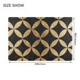 thumbnail image 4 of Yayeee Bath Rug for Bathroom Floor Non Slip Contour Fluffy Soft Absorbent Mat, 20"x24", Black Geometric, 4 of 7