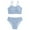 Blue, variant on Zanarzt Little Girl Two Piece Bathing Suit Girls Swimsuit Tankini Swimwear 2 Piece Bathing Suit Swimsuits for Teens Blue,11-12 Years