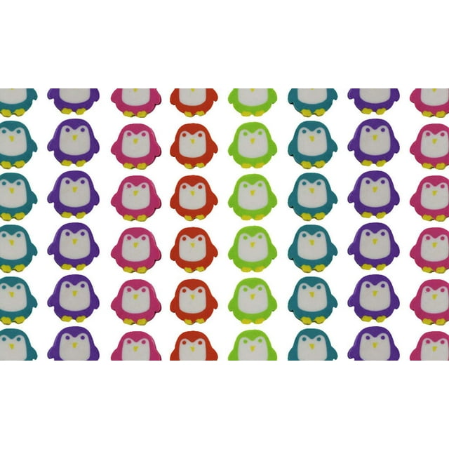144 (12 Dozen) Colorful Cute Penguin Mini Erasers Novelty and Functional Adorable Eraser