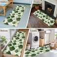 thumbnail image 6 of 2x6 Washable Runner Rug, Sage Green Moroccan Non-Slip Hallway Runner for Entryway Kitchen Bedroom, Abstract Gradient Gold Green Geometric Indoor Carpet Runner Floor Mat, 6 of 9