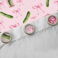thumbnail image 4 of Manfei Girls Personalized Gifts Kitchen Curtains,Pink Bowknot Kawaii Camber Black Out Curtains Pack of 2 (42x63 Each), 4 of 6