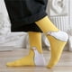 thumbnail image 1 of 1 par de calcetines estampados, cómodos y bonitos, de tubo medio, para mujer, 1 of 2