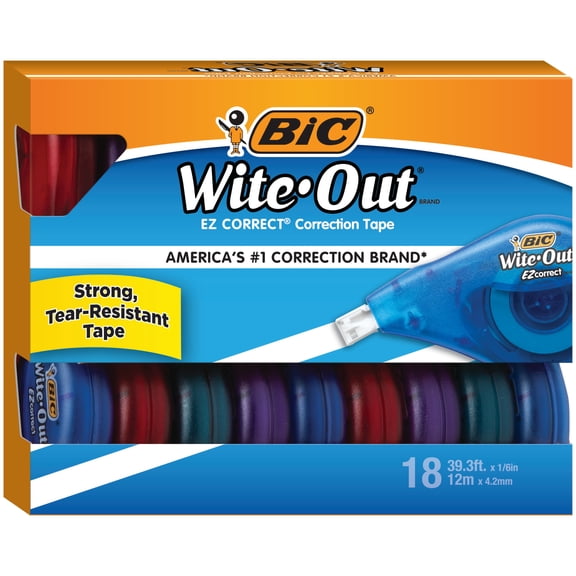 BIC Wite-Out Brand EZ Correct Correction Tape 50589-CT