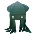 thumbnail image 3 of Segolike Octopus Headwear Hat Octopus Shaped Hat Costume Headwear Animal Cap Party Hat Cosplay Headgear Comfortable Flannel Suitable for Role Playing Gift Givi green, 3 of 8