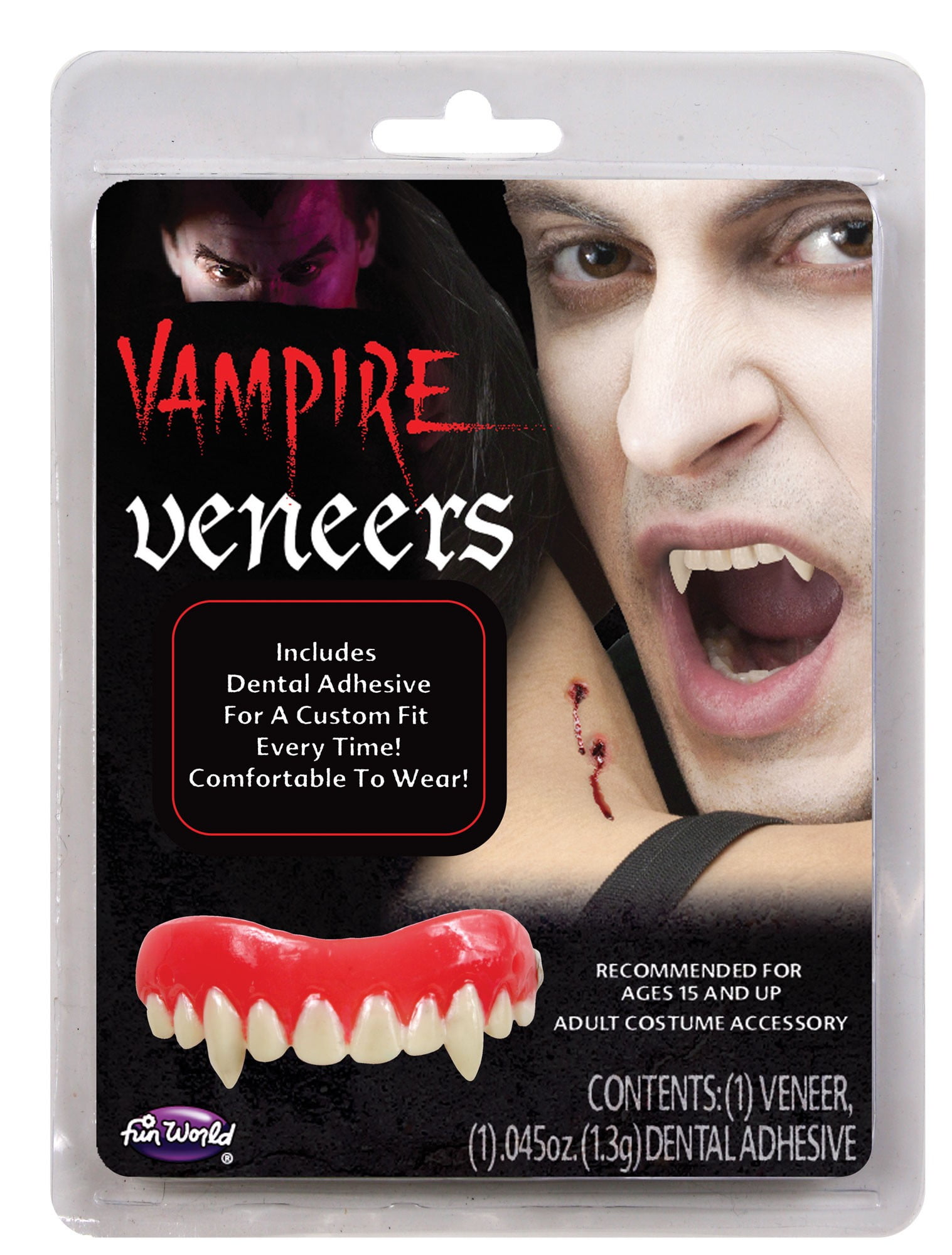 Adult Vampire Dental Fangs Dracula Teeth Veneers Halloween Costume Adult Vampire Dental Fangs Dracula Teeth Veneers Halloween Costume