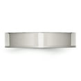 thumbnail image 5 of Auriga Stainless Steel Polished 5 mm Flat Band for Women Size 11.5, 5 of 6