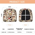 thumbnail image 3 of Red Mushroom Light Pattern Seat Covers for Dining Room Chairs Set Of 4,Stretch Printed Washable Chair Seat Cover with Elastic Ties and Button,Removable Waterproof Couch Cushion Covers, 3 of 6