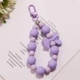 thumbnail image 1 of Rubber Bead Key Chain with Candy Ball Bead Chain: A Playful Accessory, 1 of 7