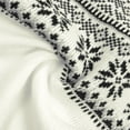 thumbnail image 2 of Pull de Noël pour Femmes Manches Longues Chaud Imprimé Graphique Tricoté Doux Cardigan Col Rond Mode Pull Mi-Longueur Blouse Ample, 2 of 7