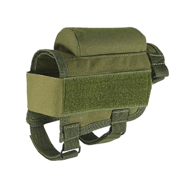 WDOplteas Estuches para Cartuchos Rifle Cartuchos Munición para Descanso Mejillas Transporte (verde)
