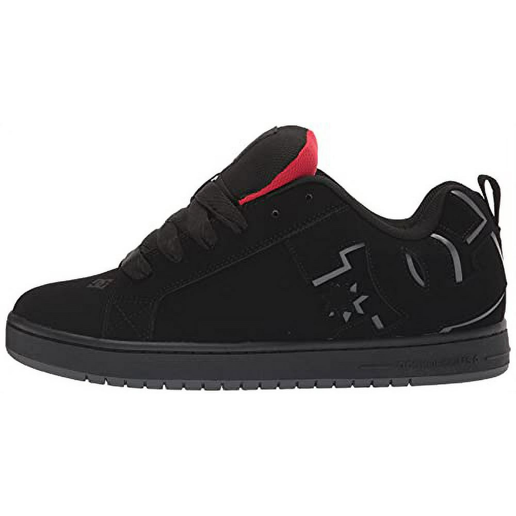 Black shoes with red best sale