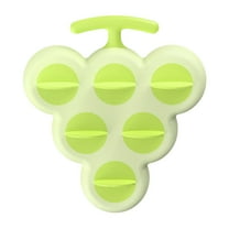 Tunhigl 6-Cavity Silicone Popsicle Molds, Easy-Release DIY Ice Lolly Makers, BPA-Free, Reusable Sticks & Drip Guards, Dishwasher Safe Summer Treat Kit Green