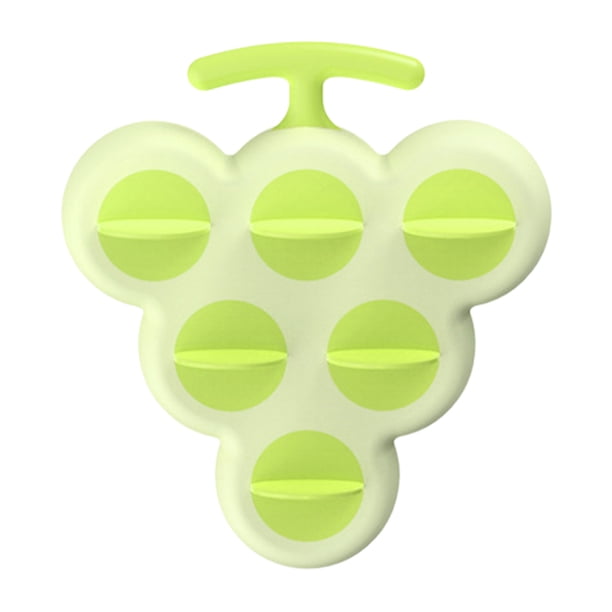 Juego de moldes de silicona para helados caseros, fácil de desmoldar, 6.10x5.71x1.57in, bandeja para helados caseros de verano para adultos, picnics al aire libre, fiestas, cocina, congelador,