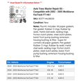 thumbnail image 2 of Auto Trans Master Repair Kit - Compatible with 2002 - 2005 Workhorse FasTrack FT1461 2003 2004, 2 of 2