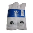 thumbnail image 2 of Pack de 6 calcetines Adidas Originals Trefoil Crew (blancos), 2 of 2