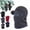 Black, variant on 3 in 1 Beanie Hat, Winter Knitted Beanie Hat Warm Cycling Ski Mask,3 in 1 Beanie Hat with Scarf and Mask, Winter Hats with Ear Flaps for Men & Woman with Fleece Linin