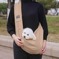 thumbnail image 2 of Dog Sling Carrier, Pet Sling for Small Dogs Puppy Cats up to 15lbs, for Outdoor Travel, 2 of 3