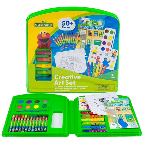 Sesame Street Creative Art Set [50  Pieces]