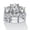 Platinum-plated Sterling Silver, variant on 2 Piece 5.66 TCW CZ Bridal Ring Set in Platinum-Plated